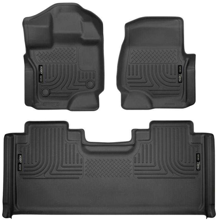 HUSKY LINERS HSK94051 Front & 2nd Seat Floor L iners Weatherbeater