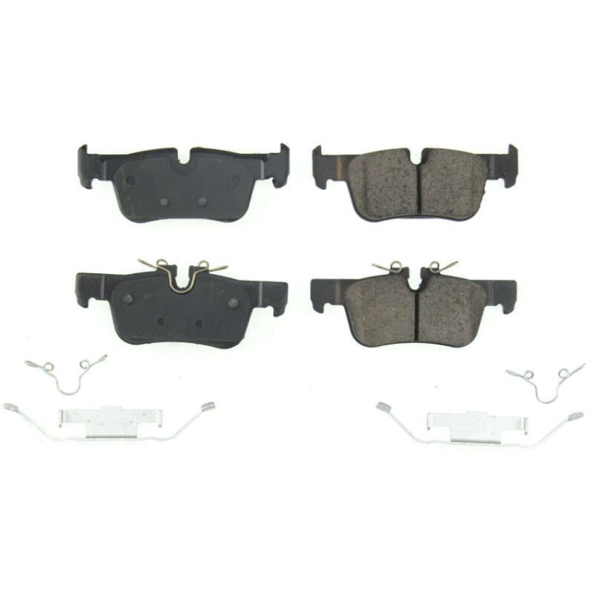 PowerStop 17-1762 PowerStop - Z17 Low-Dust Ceramic Brake Pads with Hardware