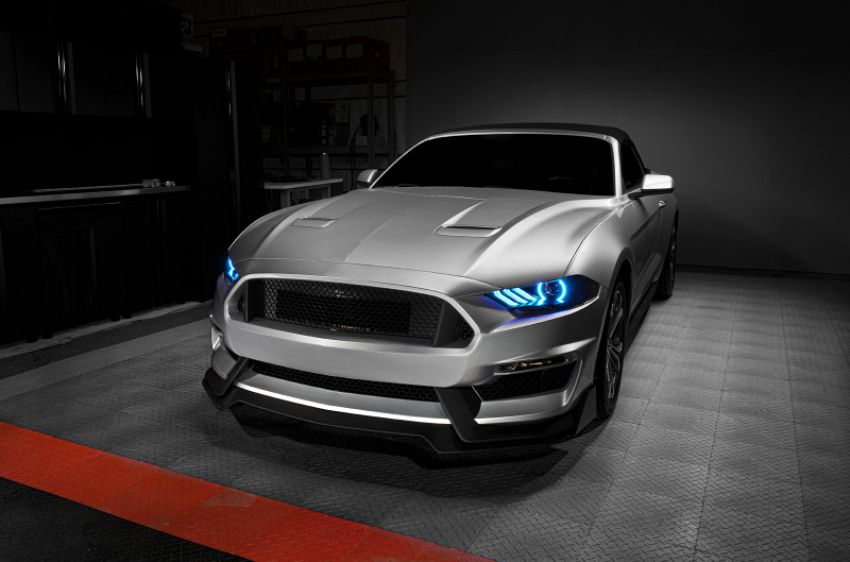 Oracle Lighting 1446-332 2018-23 Ford Mustang Dynamic ColorSHIFT DRL w/Halo Kit & Sequential Turn Signal