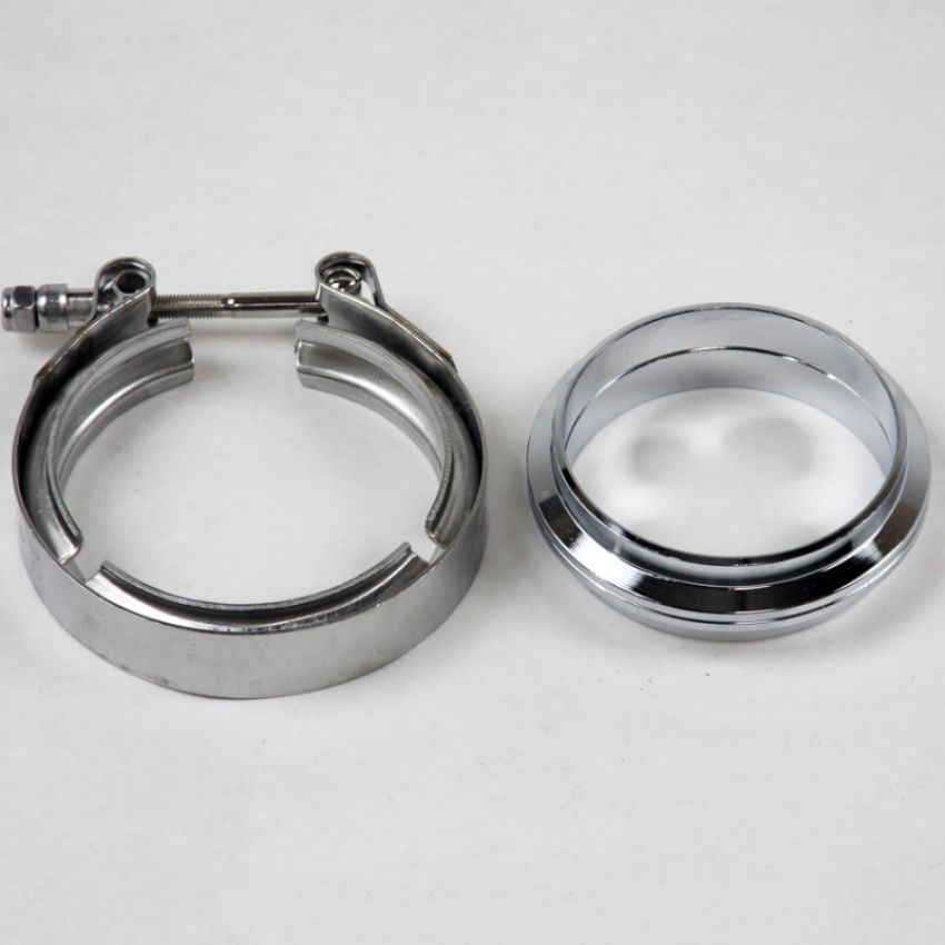Granatelli Motor Sports 308530 V-Bands and Clamps - Stainless Steel Flat Flange