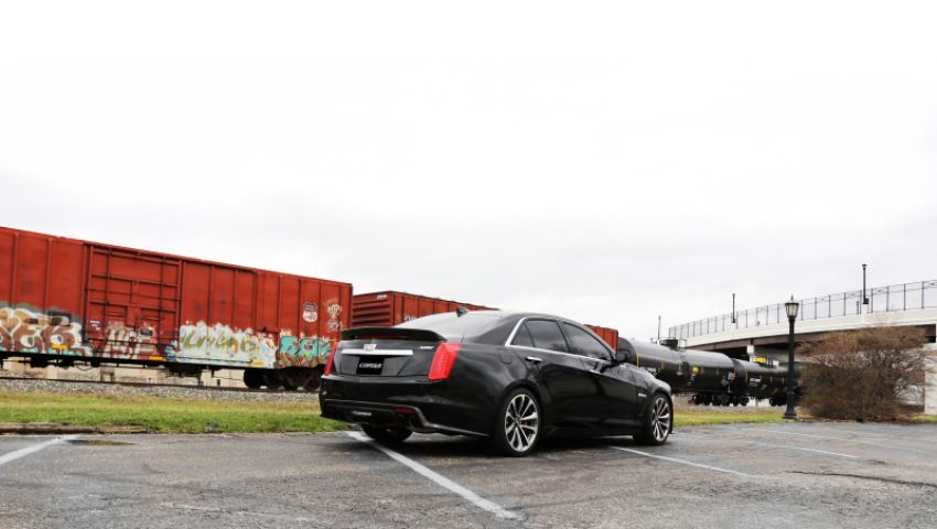 CORSA Performance 14357 Corsa 2016-2019 Cadillac CTS V Sedan 6.2L V8 2.75in Polished Sport Axle-Back Exhaust