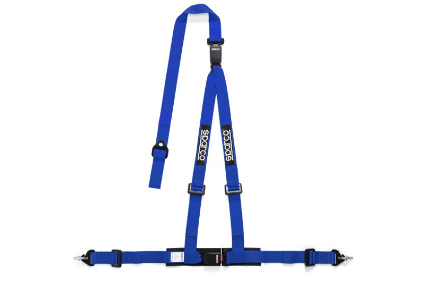 SPARCO 04608DF1AZ Belt 2 Inch Blue 3Pt Dbl Rel