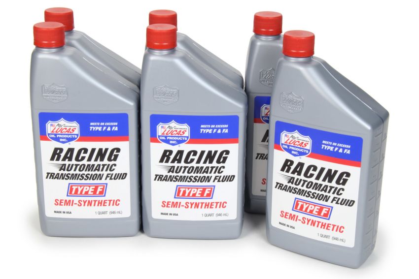 LUCAS OIL LUC11020-6 Type F Racing Transmissi on Fluid Case 6 x 1 Qt