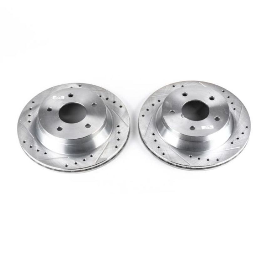 PowerStop AR8220XPR PowerStop Evolution Performance Drilled, Slotted & Plated Brake Rotor Pair