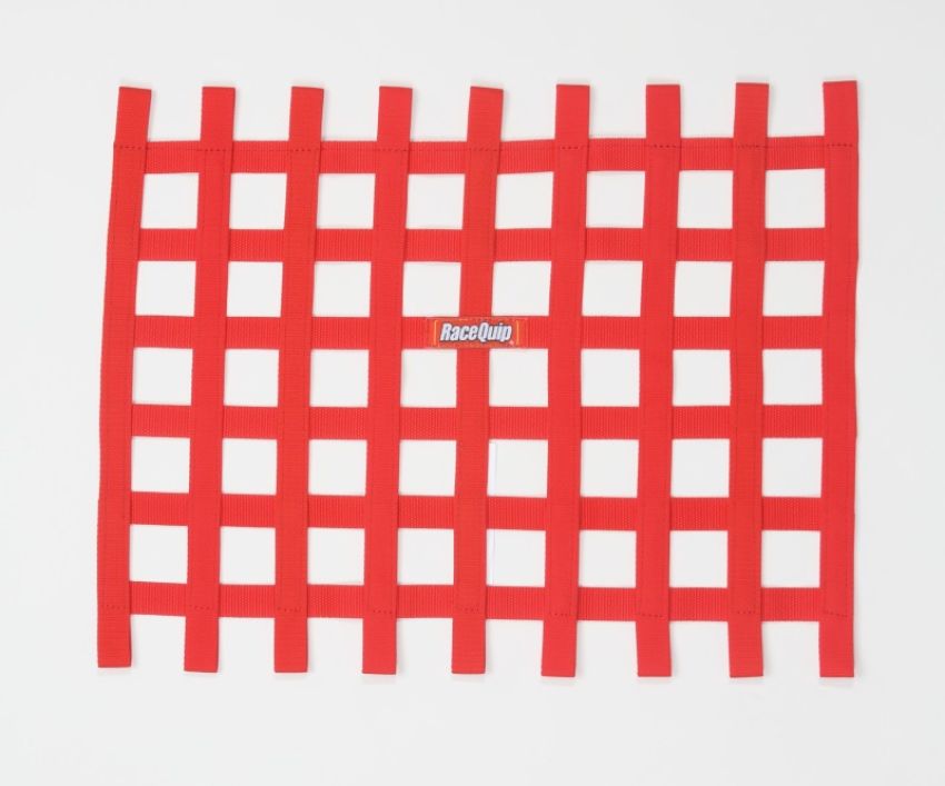 Racequip 721015 Red Ribbon Window Net