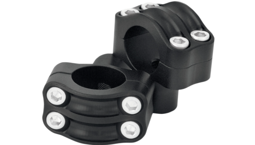 Roland Sands Design 0208-2051-SMB Riser 4 Bolt Nostalgia - Black Ops