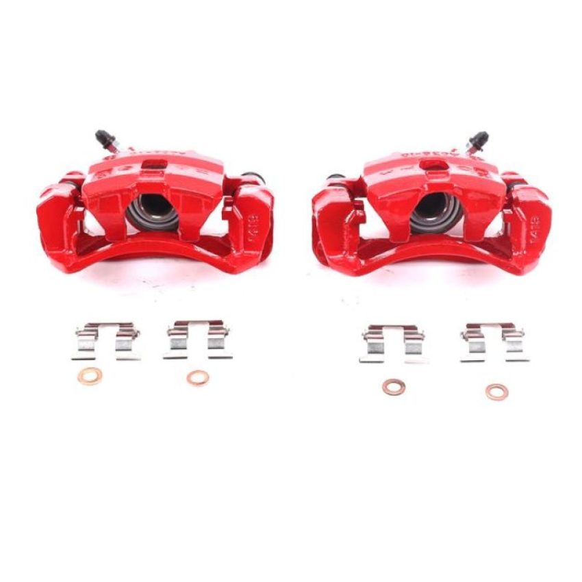 PowerStop S1340 Red Powder Coated Calipers