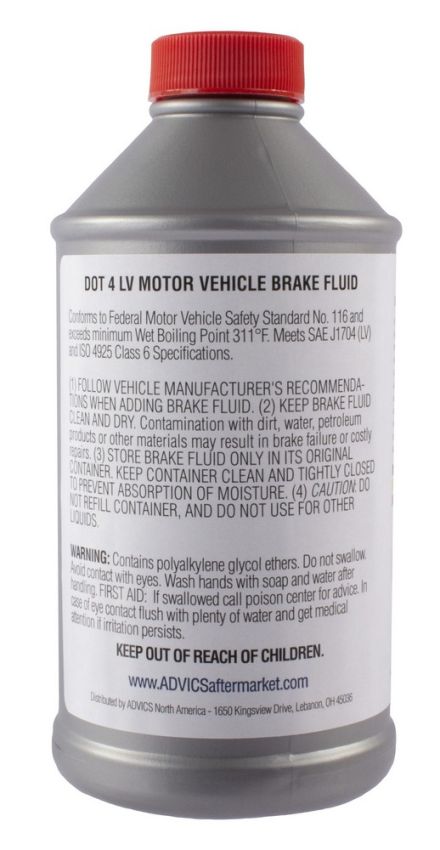 ADVICS BF4N03LV ADVICS Synthetic DOT 4 LV Brake Fluid