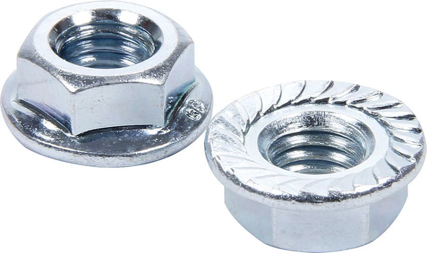 ALLSTAR PERFORMANCE ALL16043-10 Serrated Flange Nuts 7/16-14 10pk