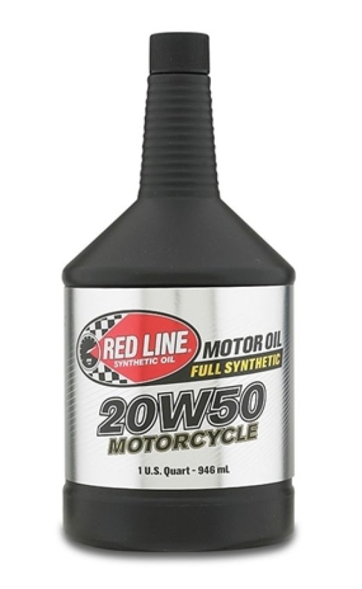 Red Line 20W50 Motorcycle Oil Quart