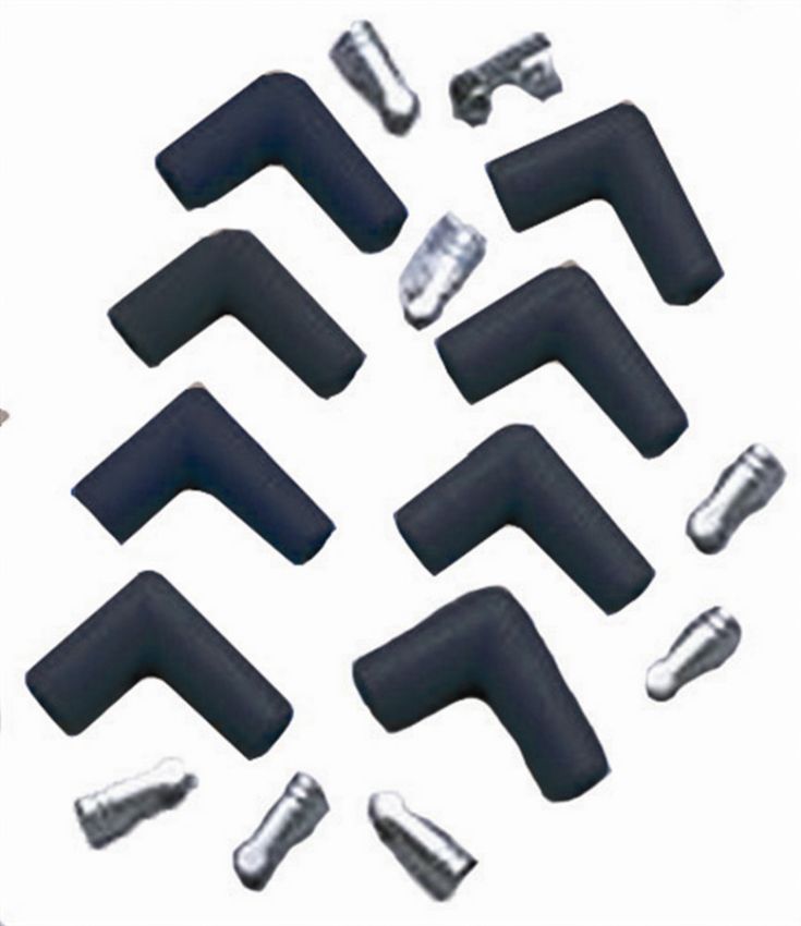 Taylor Cable 46001 Spark Plug Boot & Termnl Kit 90 Degree Black
