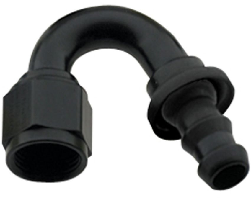 FRAGOLA FRG215006-BL Hose Fitting #6 150 Deg Push Lock Black