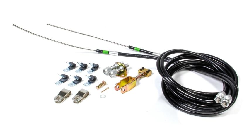 Wilwood 330-9371 Universal Parking Brake Cable Kit Disc/Drum Combination Parking Brake & MC4 w/ Clevis