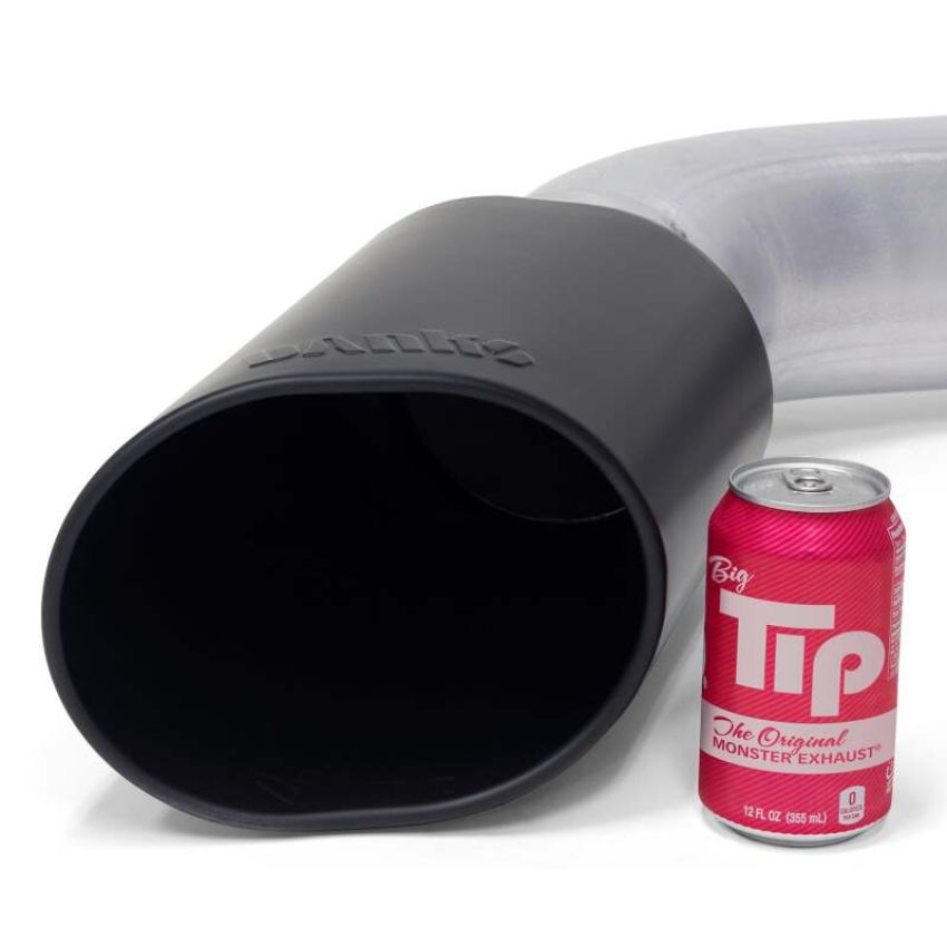 Banks Power 49808-B 19-23 Dodge RAM Monster Exhaust 5.0in Single 6.7L CCLB DRW w/ SideKick Black Tip