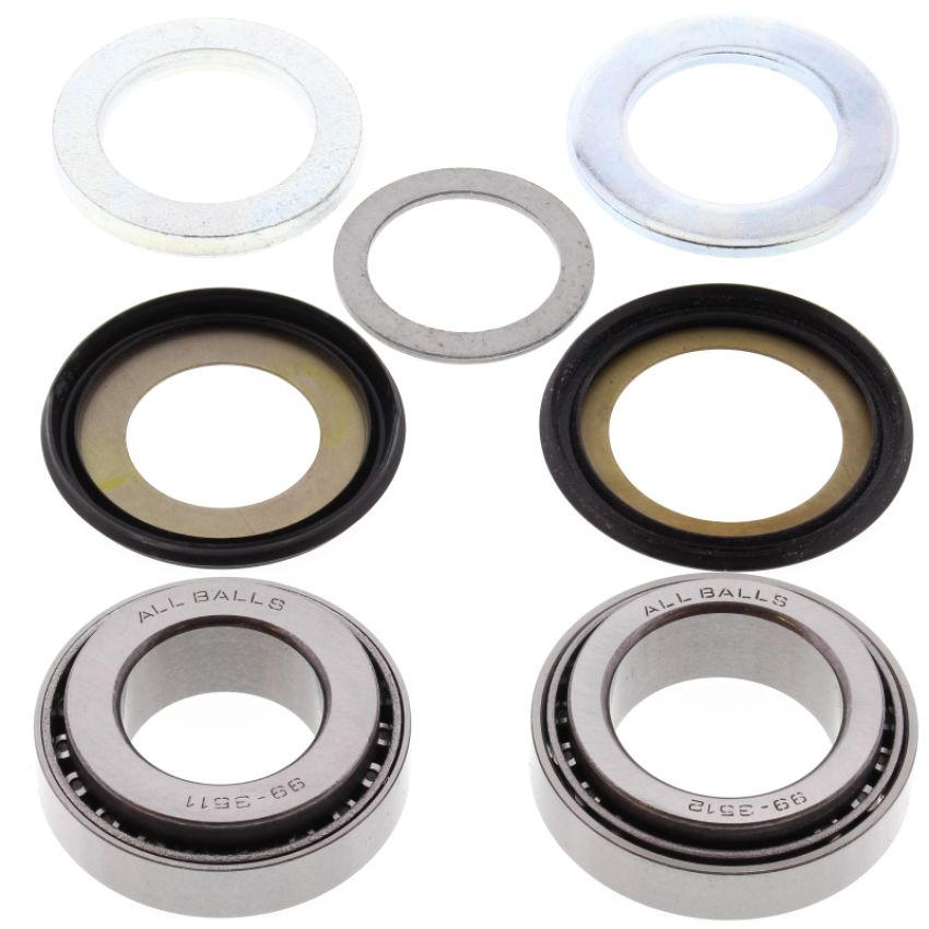 All Balls Racing 22-1011 1970 Honda SL350 Steering Bearing Kit
