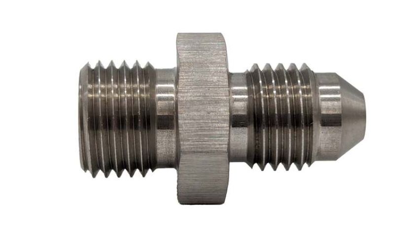 Forced Performance GBAN816-4-M12125 Stainless Steel M12x1.25 to -4AN Straight Fitting