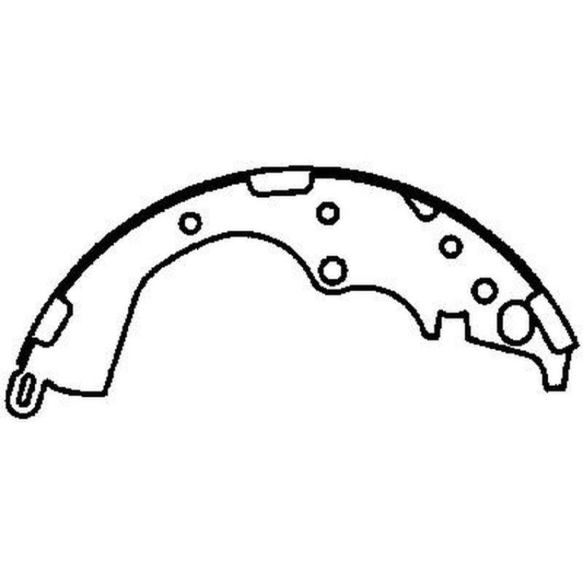 Bendix Friction 804 BENDIX Drum Brake Shoes
