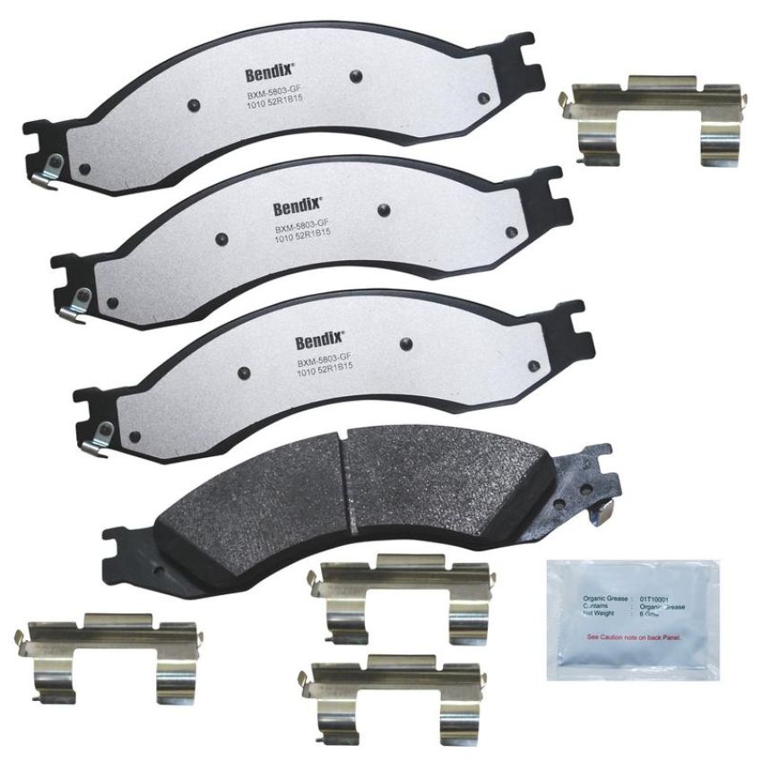 Bendix Friction MKD1010FM BENDIX Fleet MetLok Brake Pad