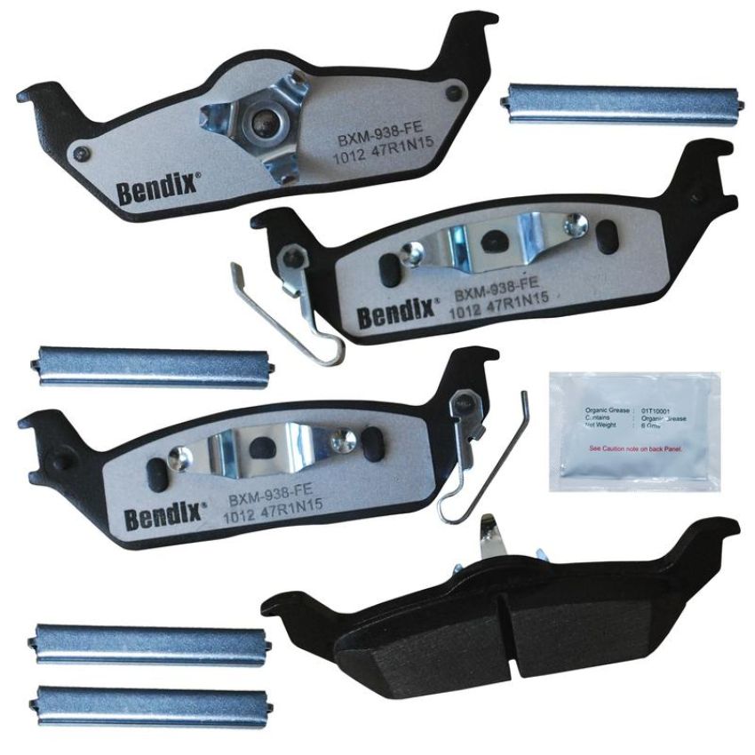 Bendix Friction MKD1012FM BENDIX Fleet MetLok Brake Pad