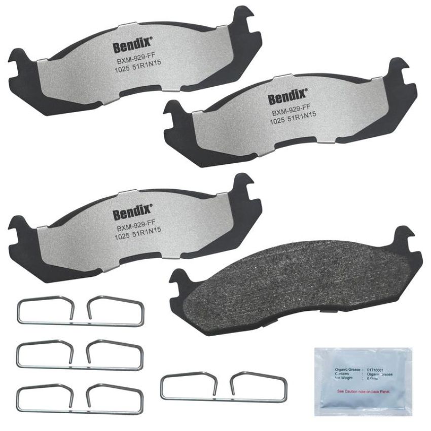 Bendix Friction MKD1025FM BENDIX Fleet MetLok Brake Pad