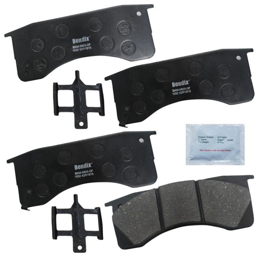 Bendix Friction MKD1032FM BENDIX Fleet MetLok Brake Pad