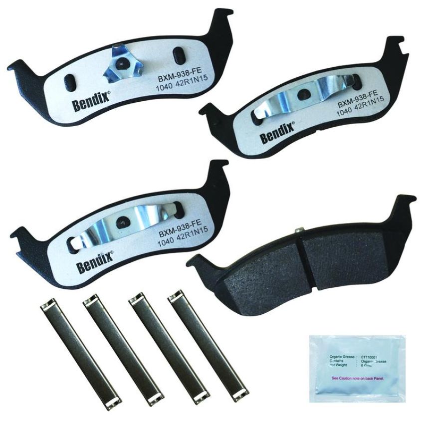 Bendix Friction MKD1040FM BENDIX Fleet MetLok Brake Pad