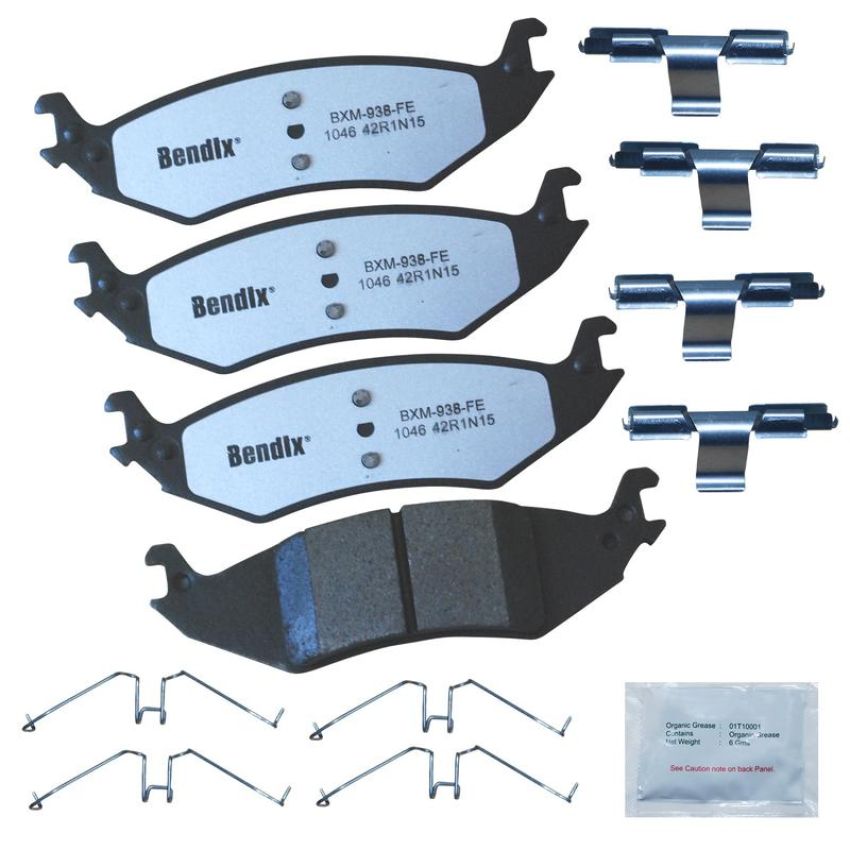 Bendix Friction MKD1046FM BENDIX Fleet MetLok Brake Pad