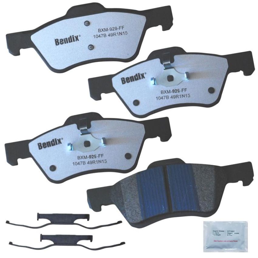 Bendix Friction MKD1047BFM BENDIX Fleet MetLok Brake Pad