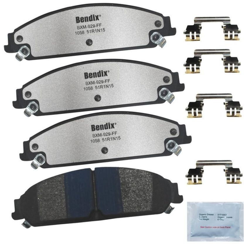 Bendix Friction MKD1058FM BENDIX Fleet MetLok Brake Pad