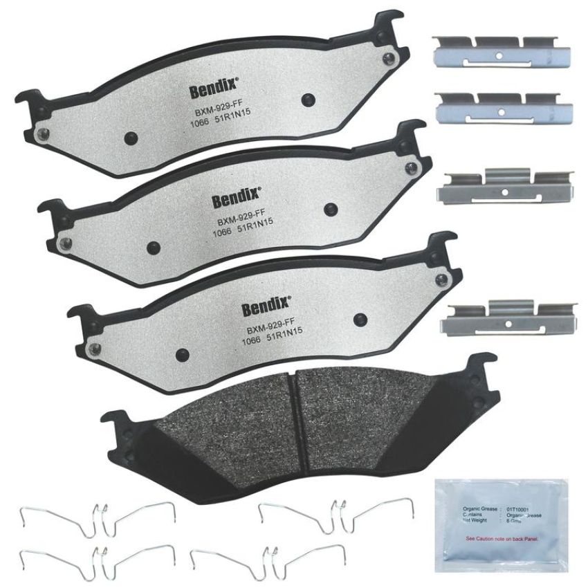 Bendix Friction MKD1066FM BENDIX Fleet MetLok Brake Pad