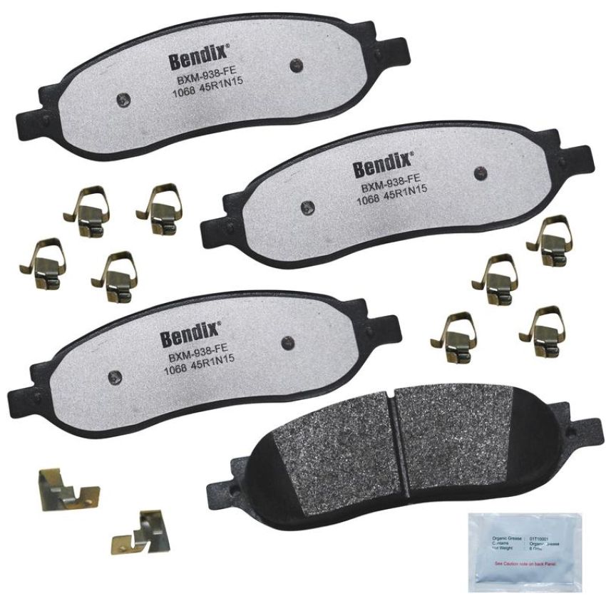 Bendix Friction MKD1068FM BENDIX Fleet MetLok Brake Pad