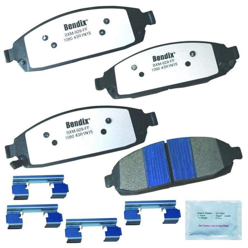 Bendix Friction MKD1080FM BENDIX Fleet MetLok Brake Pad