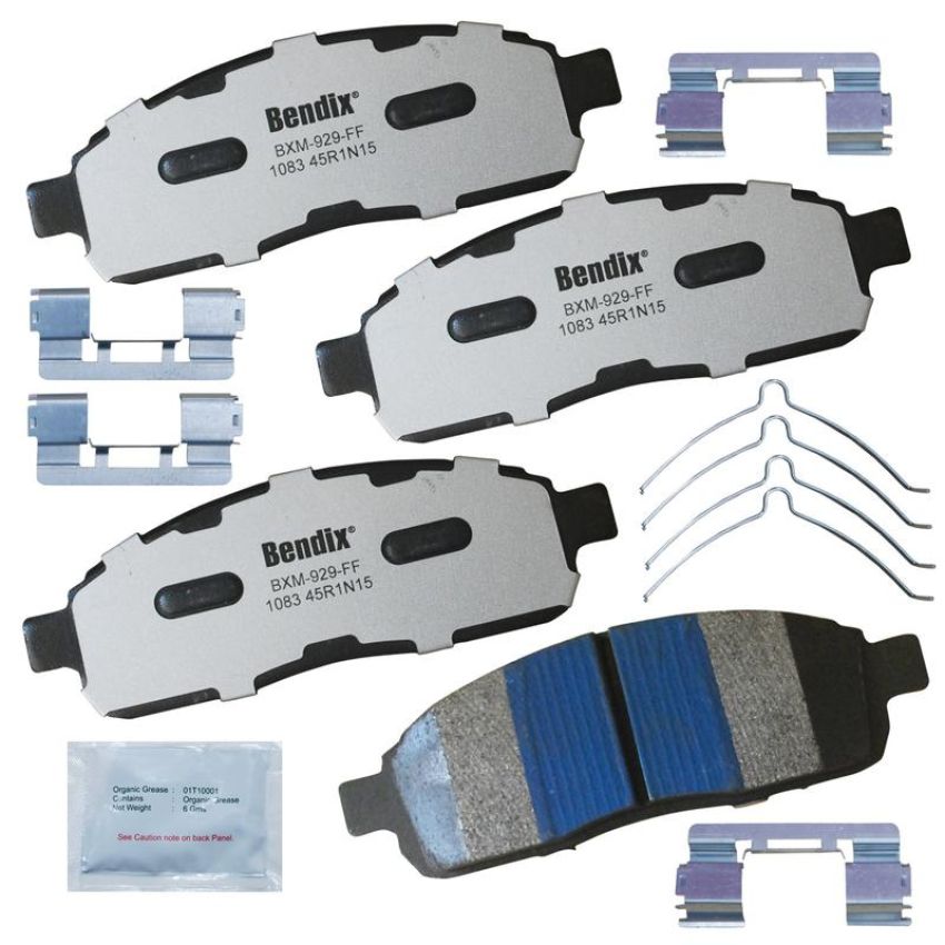 Bendix Friction MKD1083FM BENDIX Fleet MetLok Brake Pad