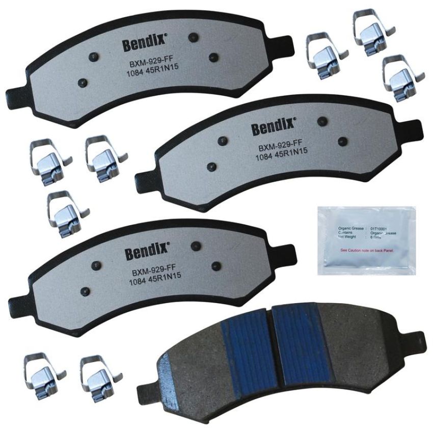 Bendix Friction MKD1084FM BENDIX Fleet MetLok Brake Pad