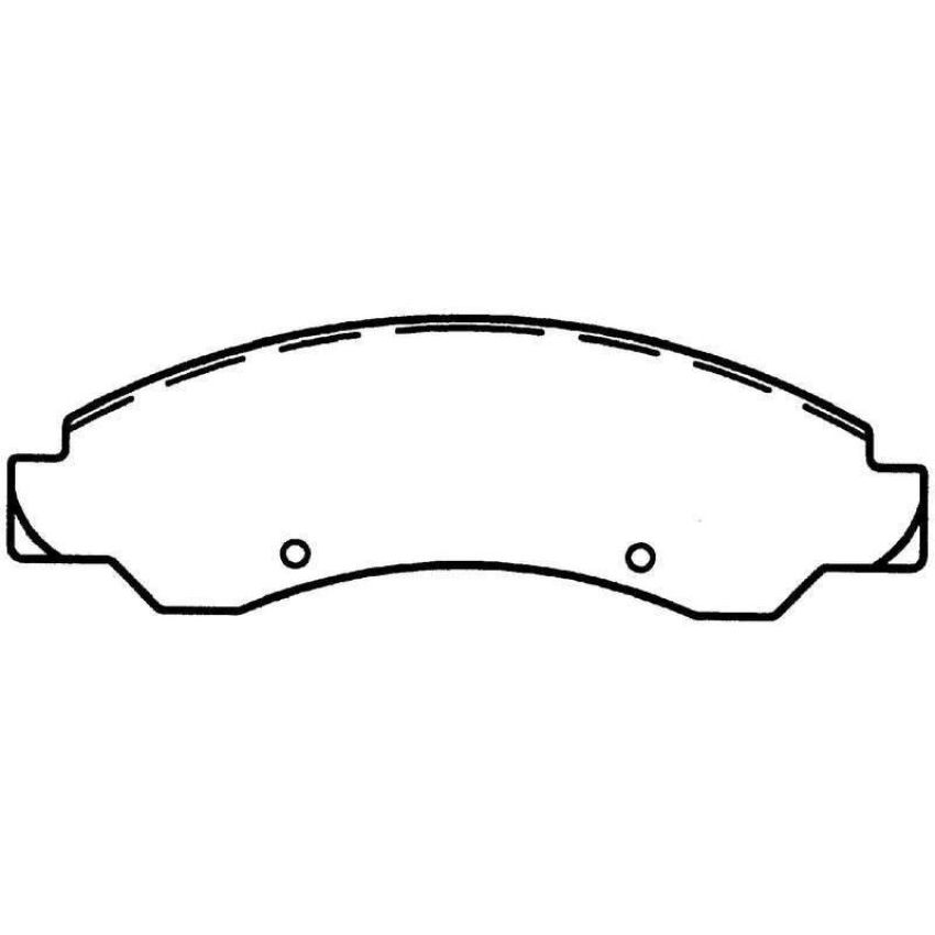 Bendix Friction MKD1092FM BENDIX Fleet MetLok Brake Pad