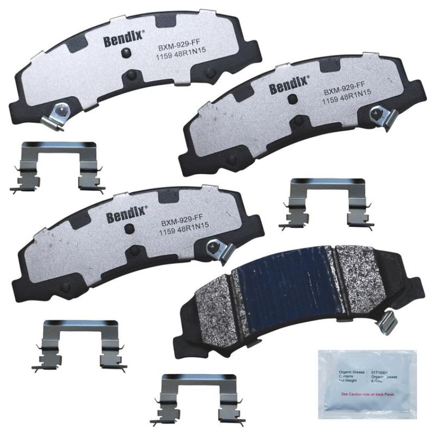 Bendix Friction MKD1159FM BENDIX Fleet MetLok Brake Pad