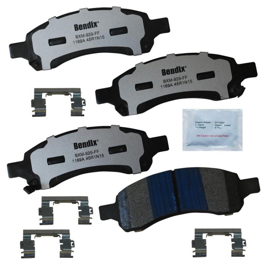 Bendix Friction MKD1169AFM BENDIX Fleet MetLok Brake Pad