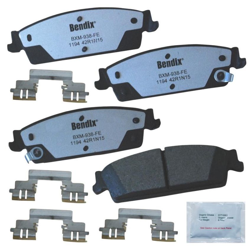 Bendix Friction MKD1194FM BENDIX Fleet MetLok Brake Pad
