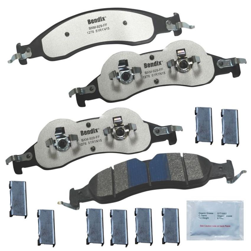 Bendix Friction MKD1278FM BENDIX Fleet MetLok Brake Pad