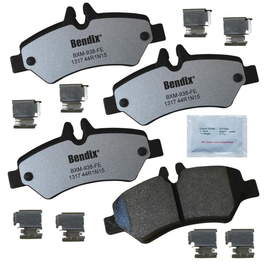 Bendix Friction MKD1317FM BENDIX Fleet MetLok Brake Pad
