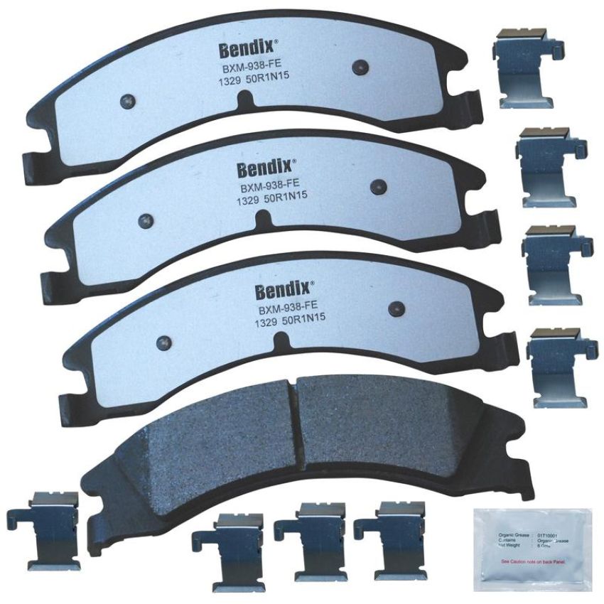 Bendix Friction MKD1329FM BENDIX Fleet MetLok Brake Pad