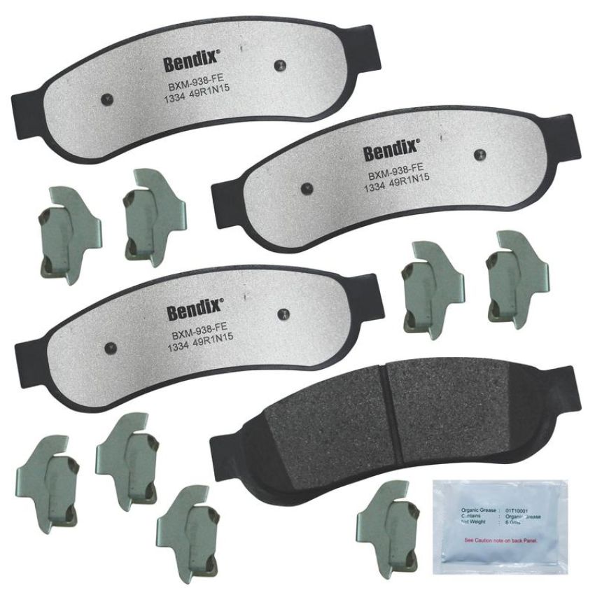 Bendix Friction MKD1334FM BENDIX Fleet MetLok Brake Pad