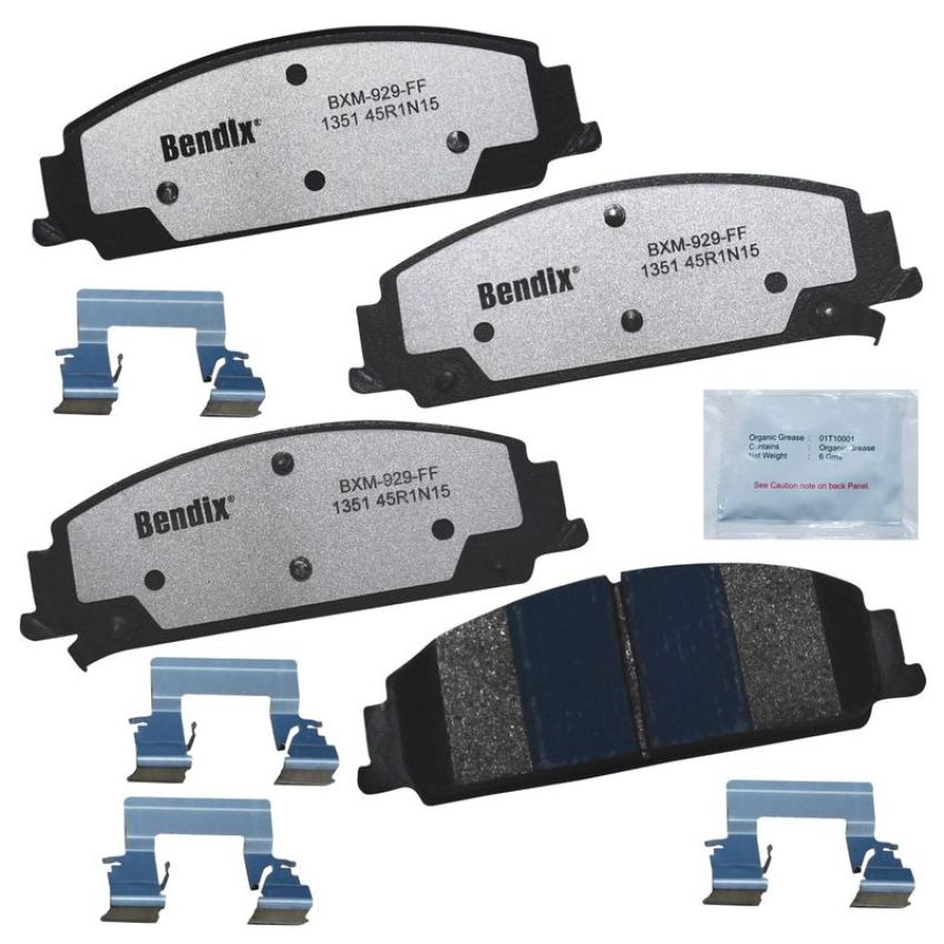 Bendix Friction MKD1351FM BENDIX Fleet MetLok Brake Pad