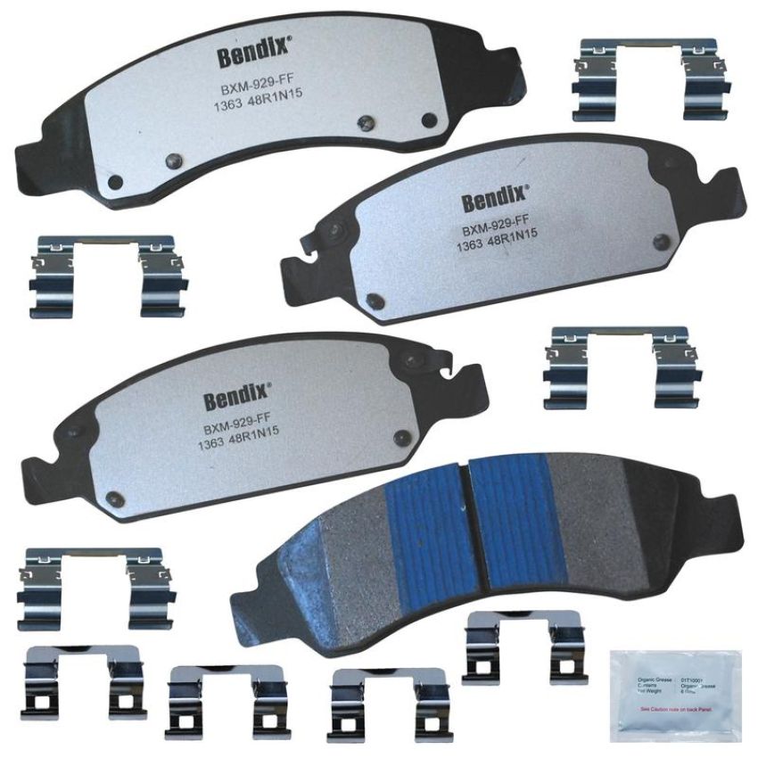 Bendix Friction MKD1363FM BENDIX Fleet MetLok Brake Pad