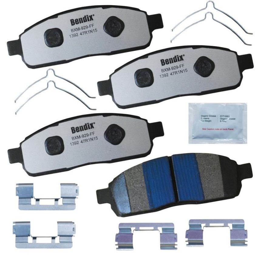 Bendix Friction MKD1392FM BENDIX Fleet MetLok Brake Pad
