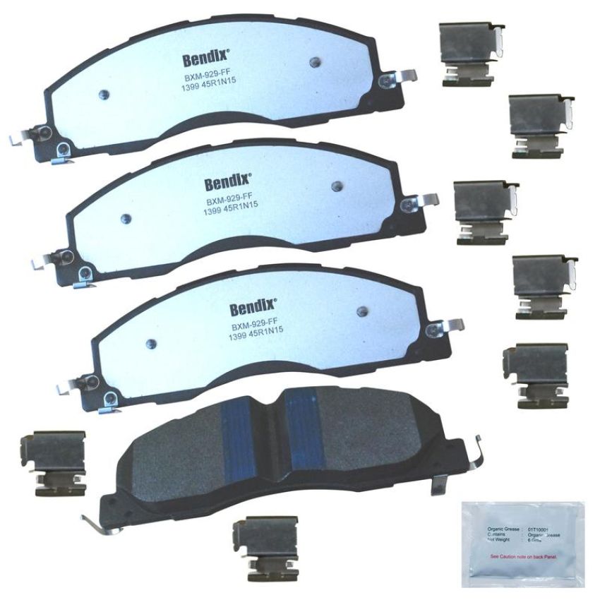 Bendix Friction MKD1399FM BENDIX Fleet MetLok Brake Pad