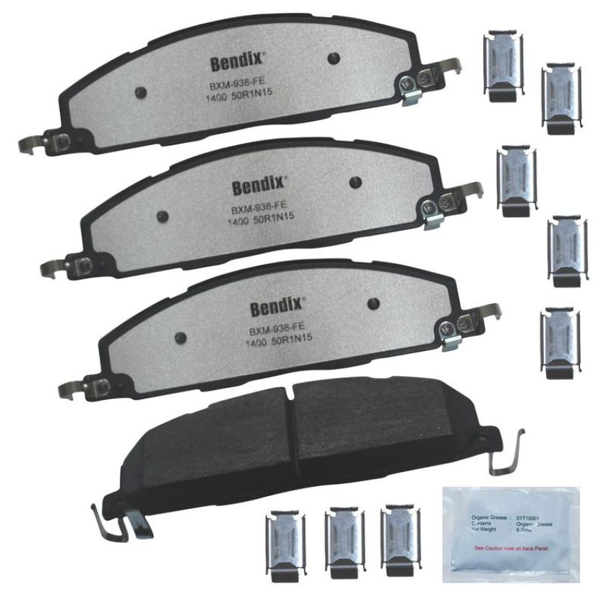 Bendix Friction MKD1400FM BENDIX Fleet MetLok Brake Pad