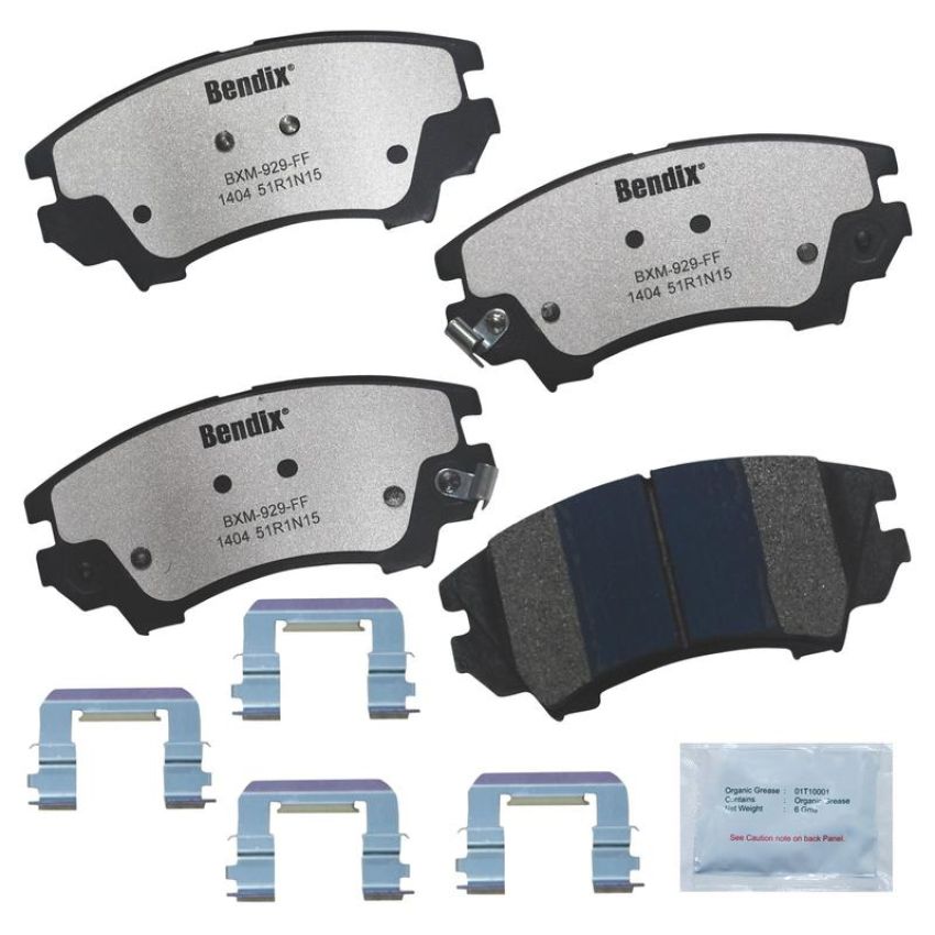 Bendix Friction MKD1404FM BENDIX Fleet MetLok Brake Pad