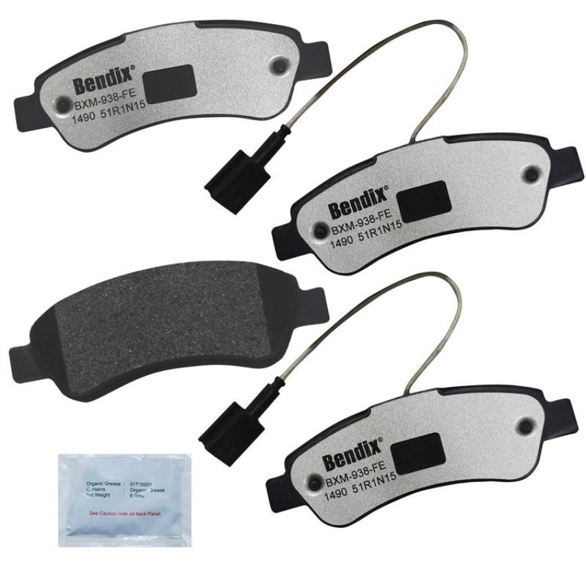 Bendix Friction MKD1490FM BENDIX Fleet MetLok Brake Pad