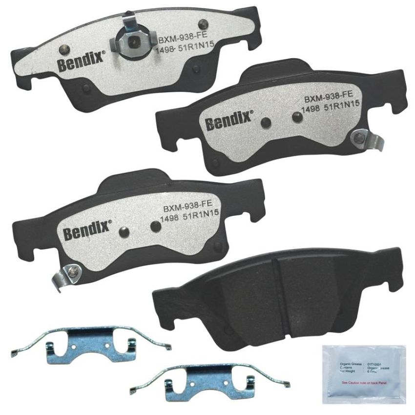 Bendix Friction MKD1498FM BENDIX Fleet MetLok Brake Pad